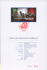 HOJA  SELECCION DE FUTBOL MEXICO